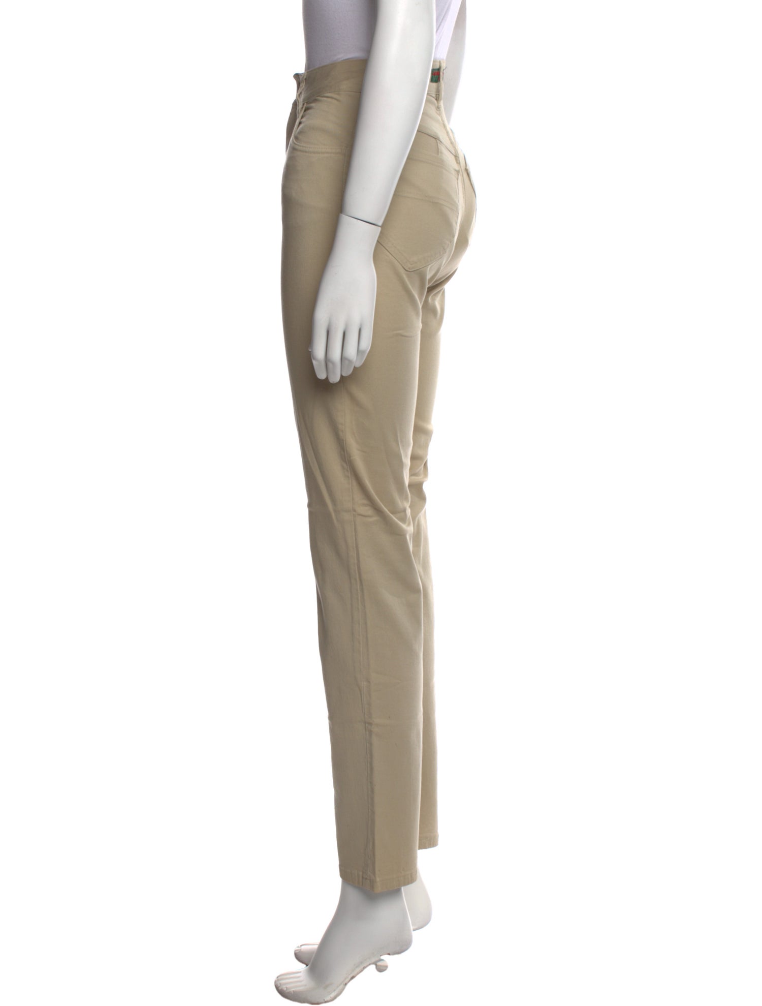 Katharine Hamnett London High-Rise Straight Leg Jeans