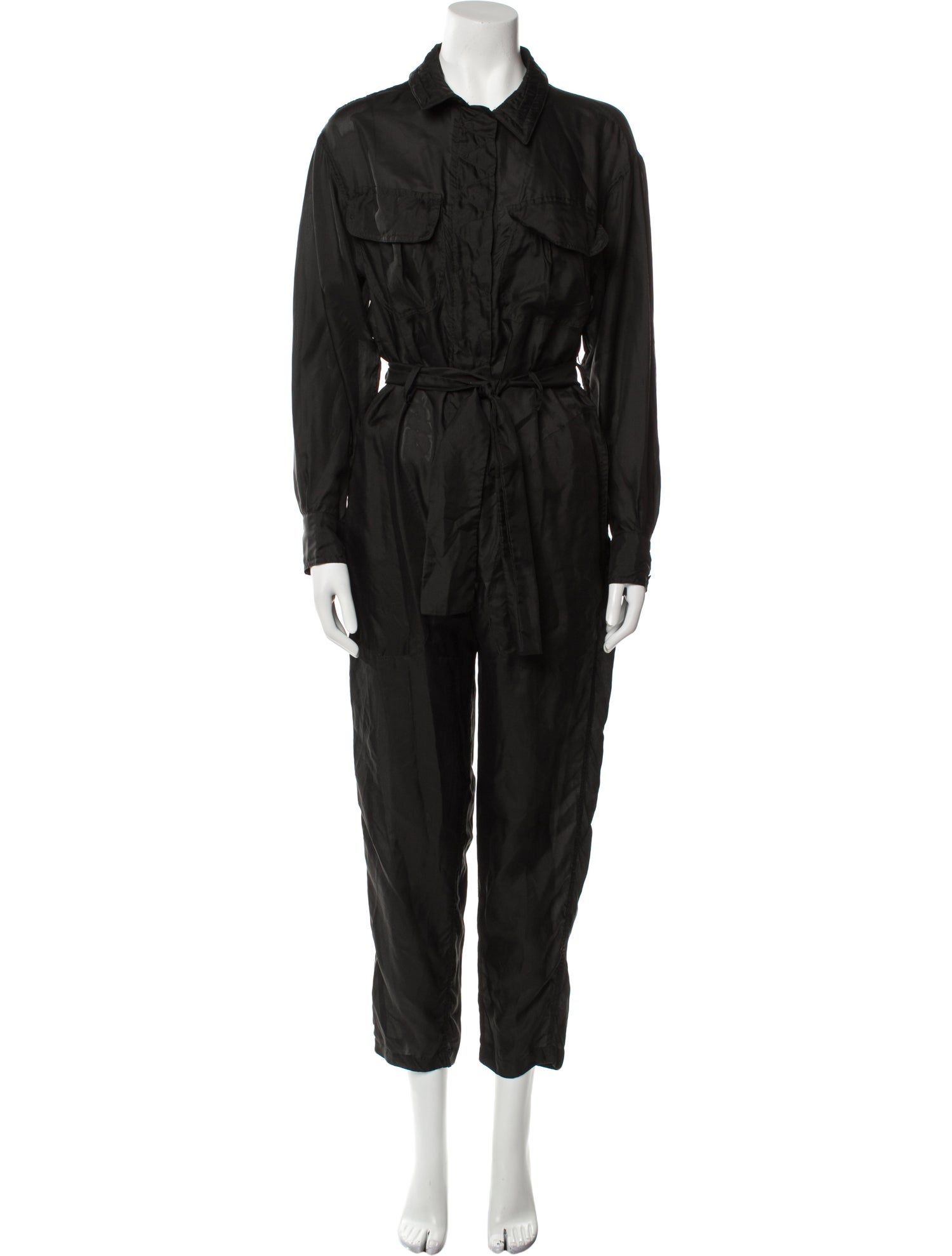 Katharine Hamnett London Silk Crew Neck Jumpsuit
