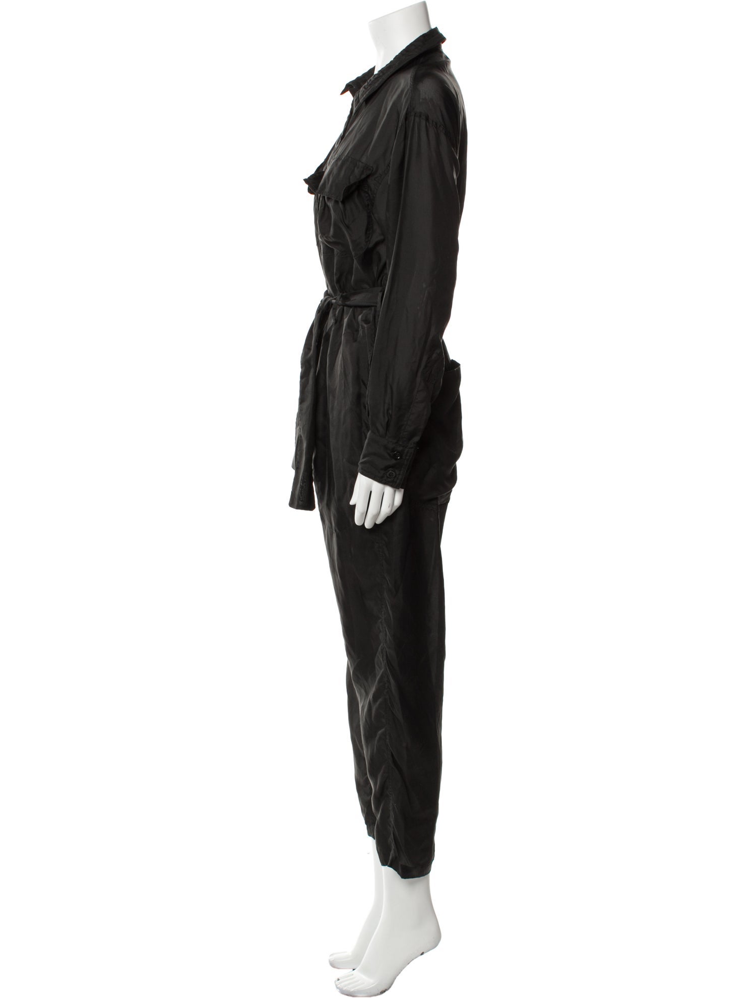 Katharine Hamnett London Silk Crew Neck Jumpsuit