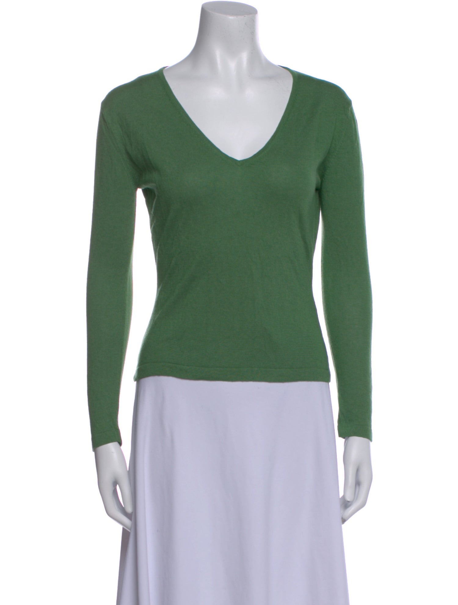 Katharine Hamnett London Silk V-Neck Top