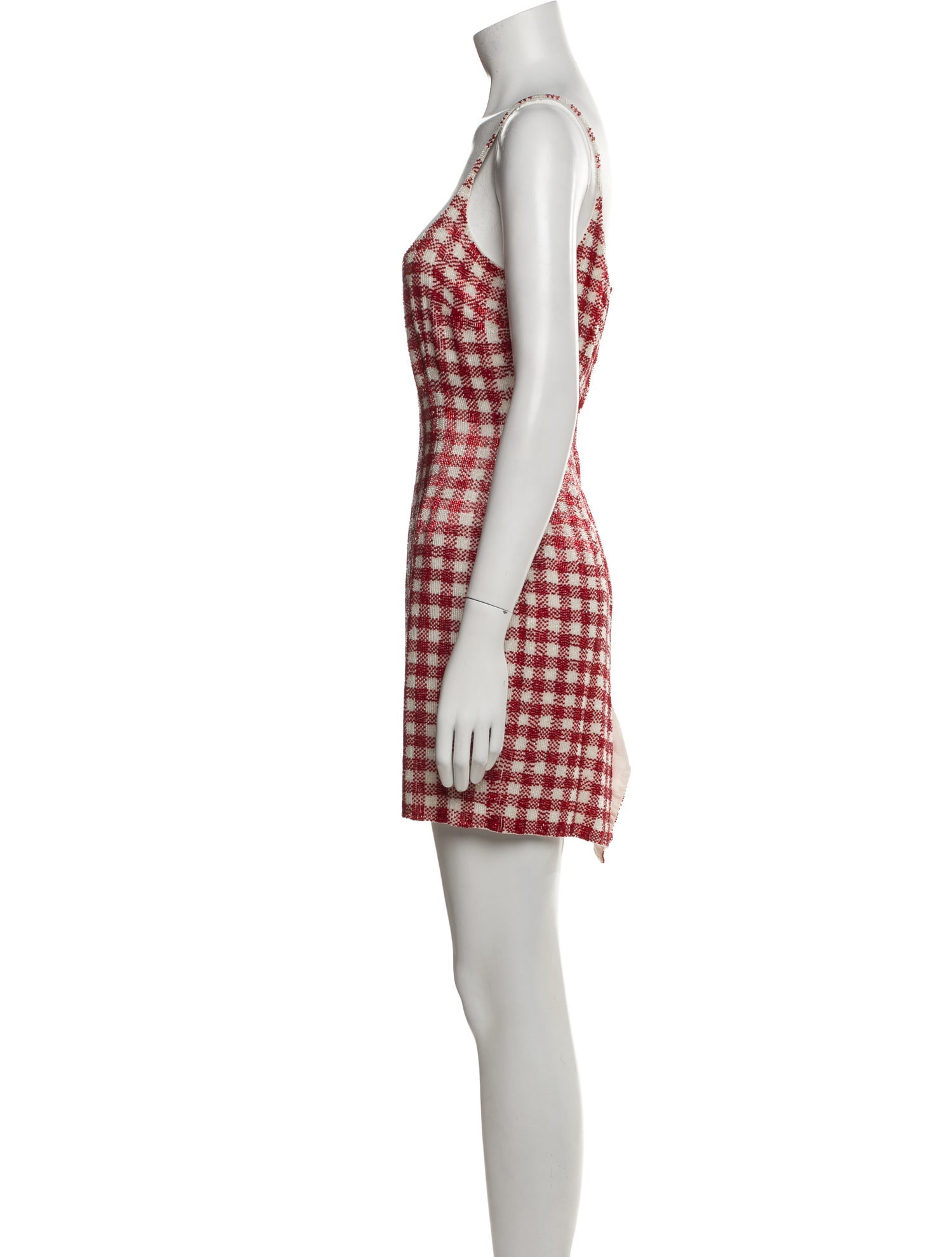 Katharine Hamnett London Plaid Print Mini Dress