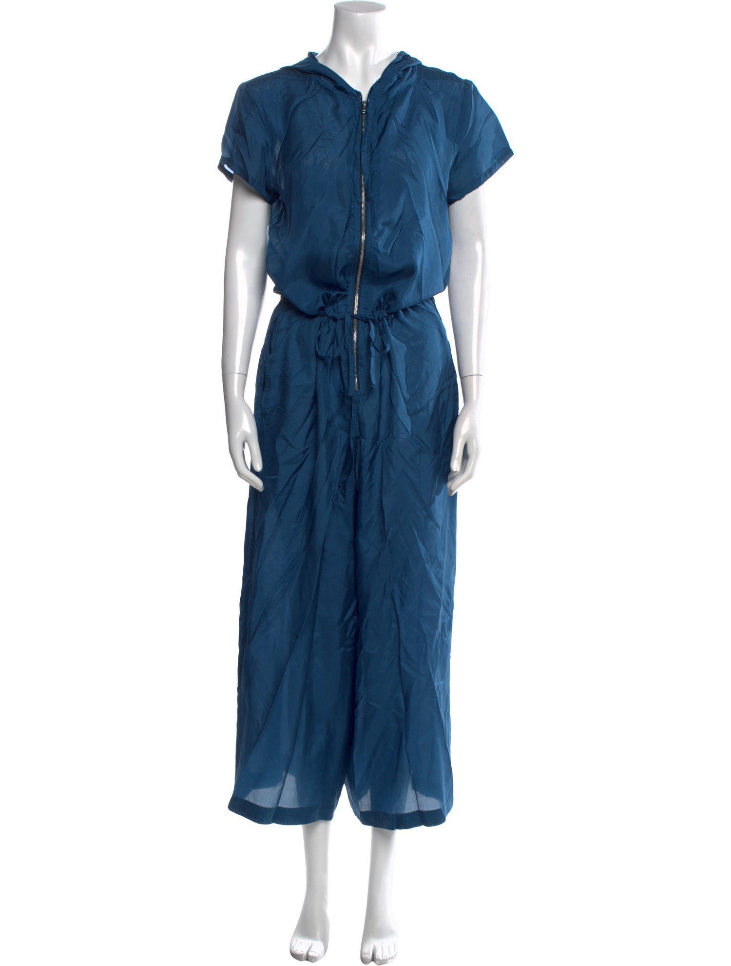Katharine Hamnett London Silk V-Neck Jumpsuit