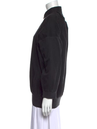 Katharine Hamnett London Mock Neck Long Sleeve Sweatshirt