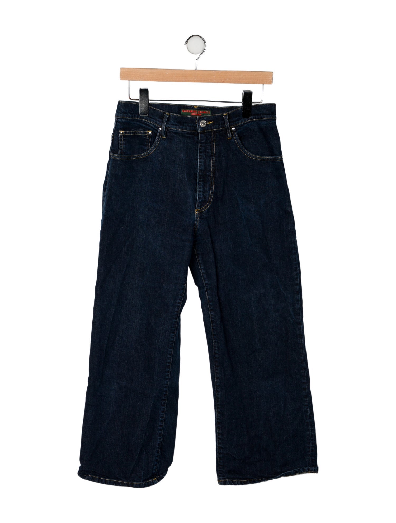 Katharine Hamnett London High-Rise Wide Leg Jeans