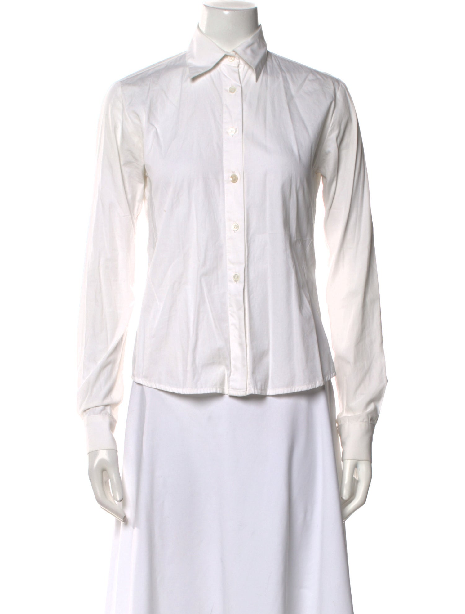 Katharine Hamnett London Long Sleeve Button-Up Top