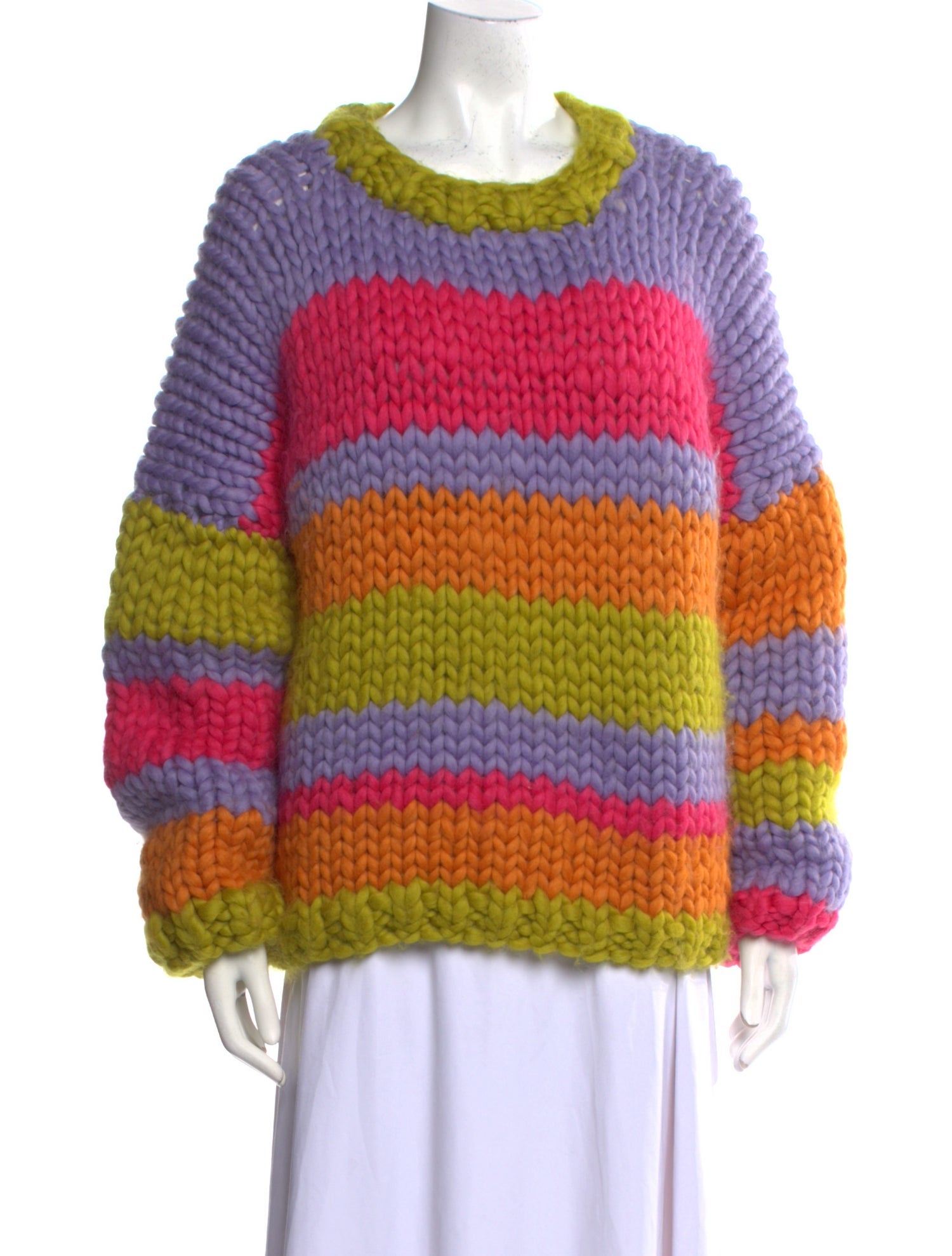 Hope Macaulay Merino Wool Striped Sweater