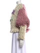 Hope Macaulay Colorblock Pattern Open Front Sweater