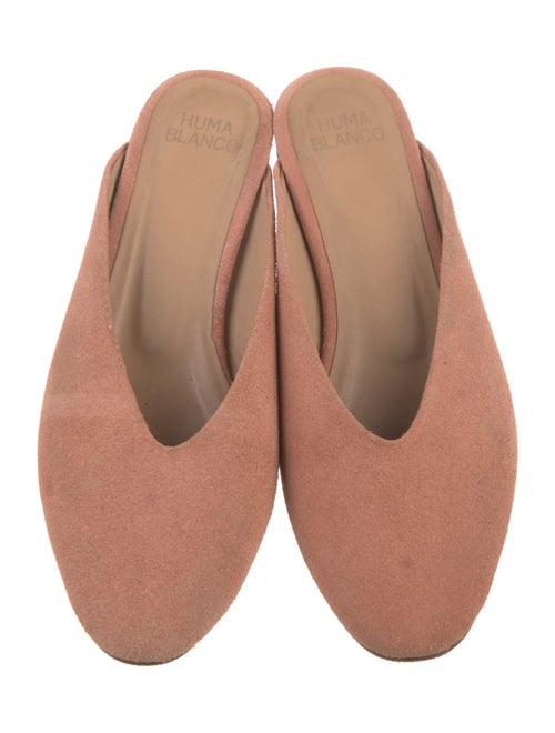 Huma Blanco Suede Mules