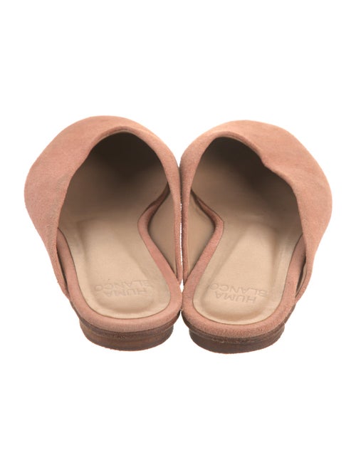 Huma Blanco Suede Mules