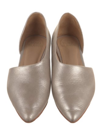 Huma Blanco Leather Flats