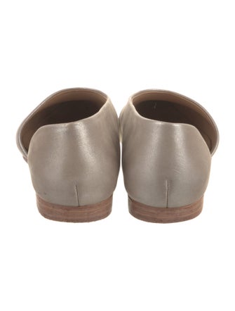 Huma Blanco Leather Flats