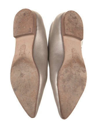 Huma Blanco Leather Flats