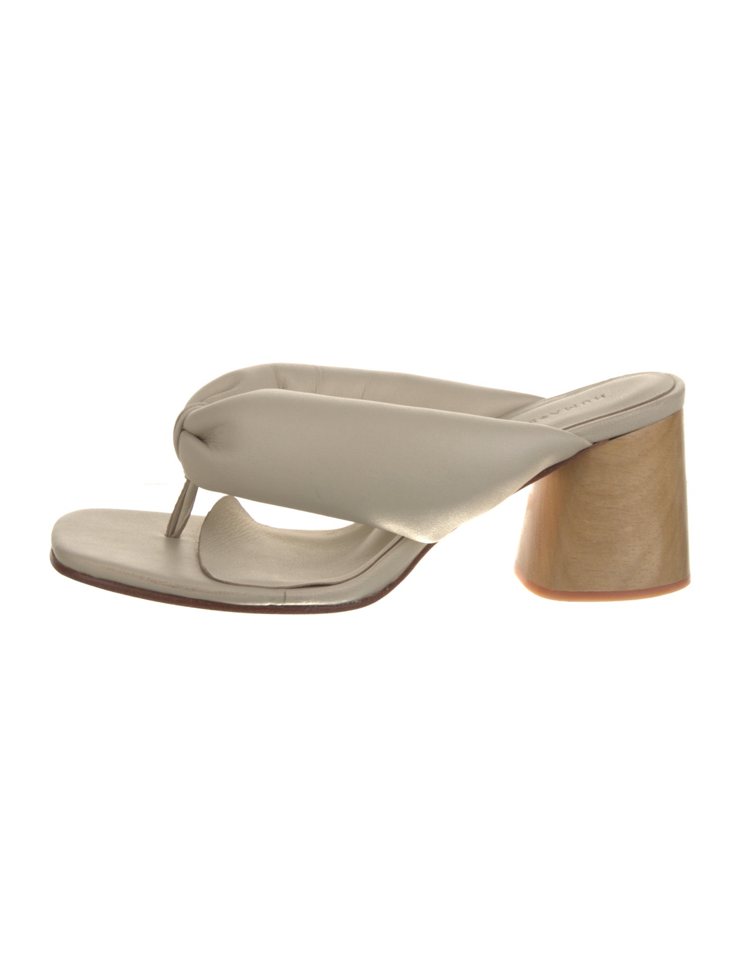 Huma Blanco Leather Slides