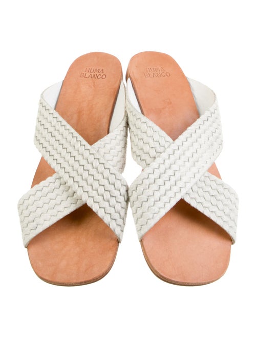 Huma Blanco Ponyhair Slides