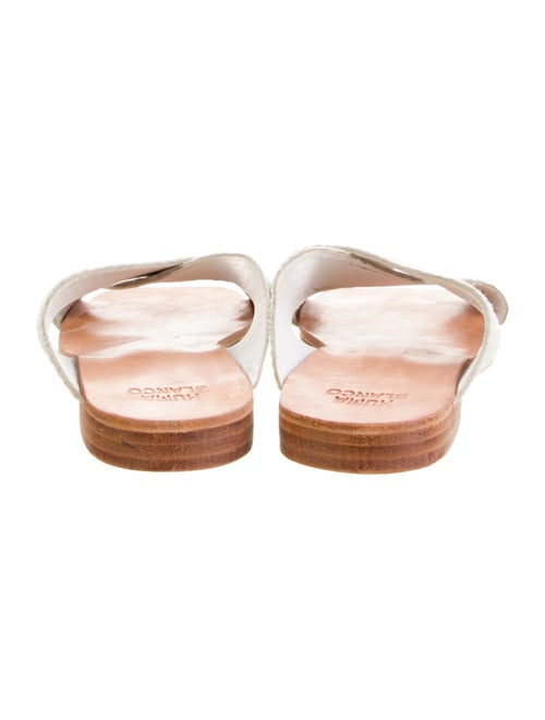 Huma Blanco Ponyhair Slides