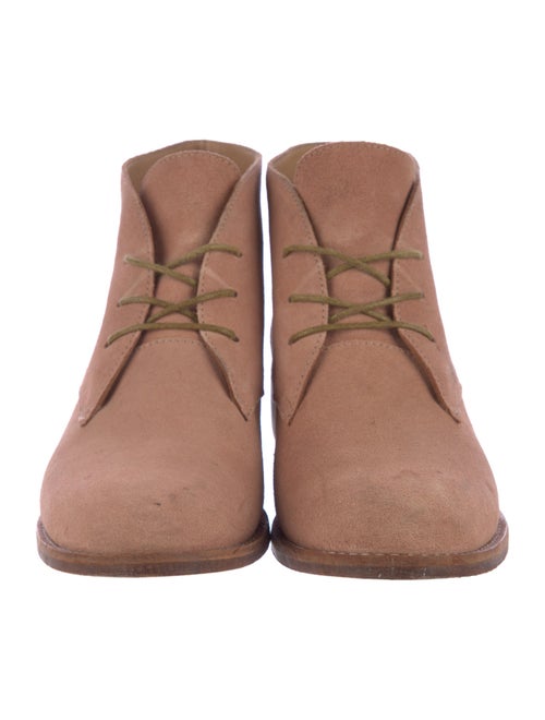 Huma Blanco Suede Lace-Up Boots