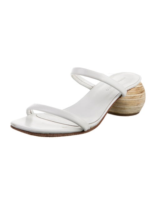 Huma Blanco Leather Slides