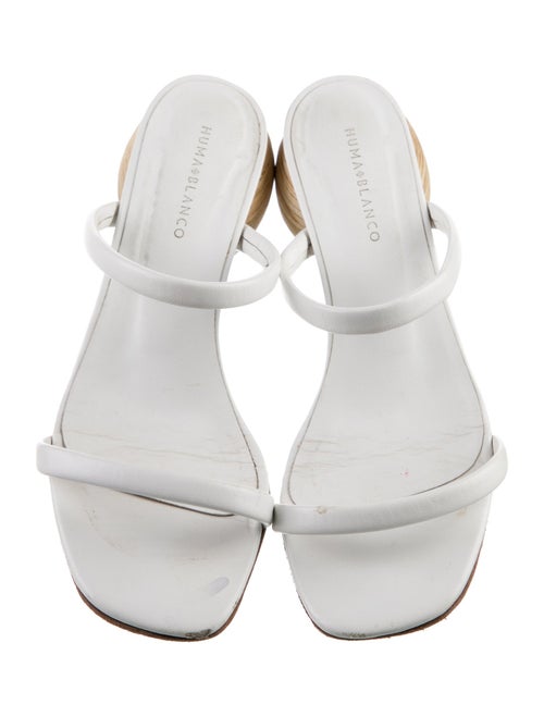 Huma Blanco Leather Slides