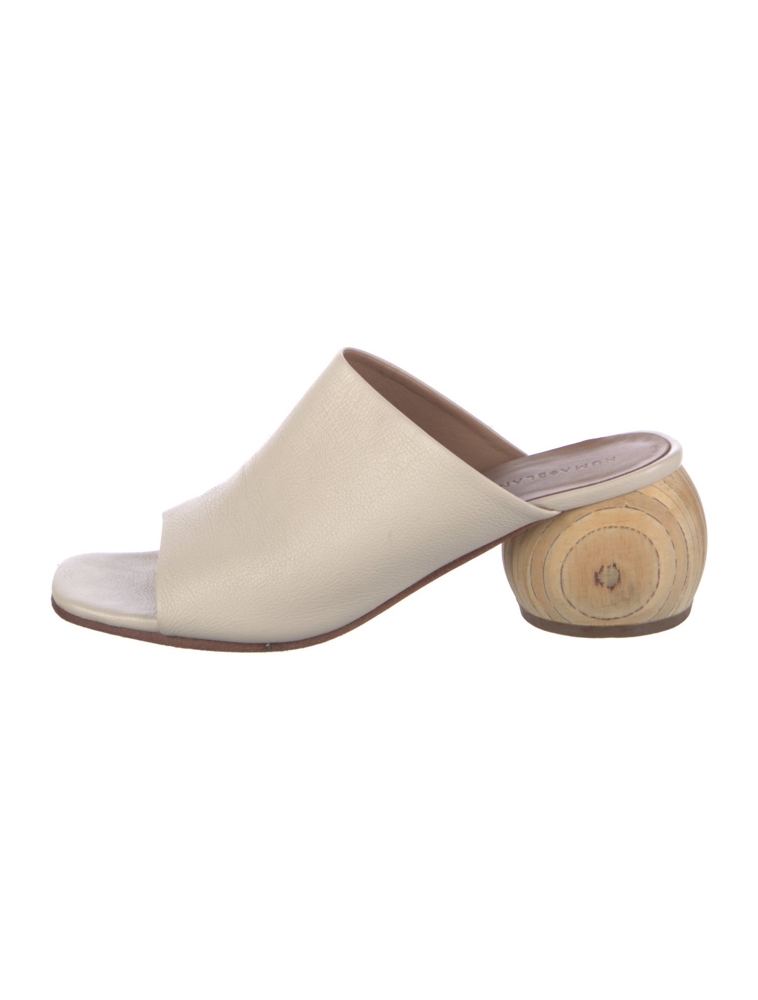 Huma Blanco Leather Slides