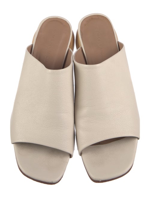 Huma Blanco Leather Slides