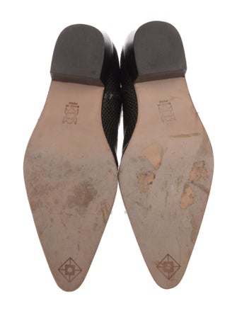 Huma Blanco Embossed Leather Animal Print Western Boots