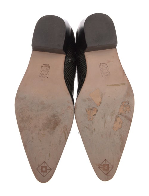 Huma Blanco Embossed Leather Animal Print Western Boots