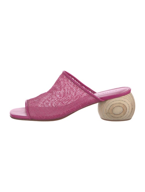 Huma Blanco Leather Slides