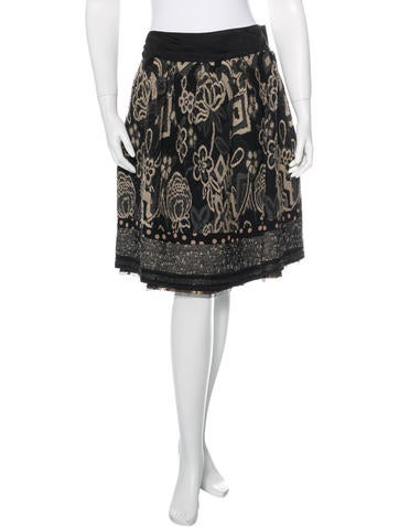 Hanii Y Embellished Brocade Skirt w/ Tags