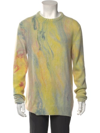 Harden Cashmere Tie-Dye Print Pullover