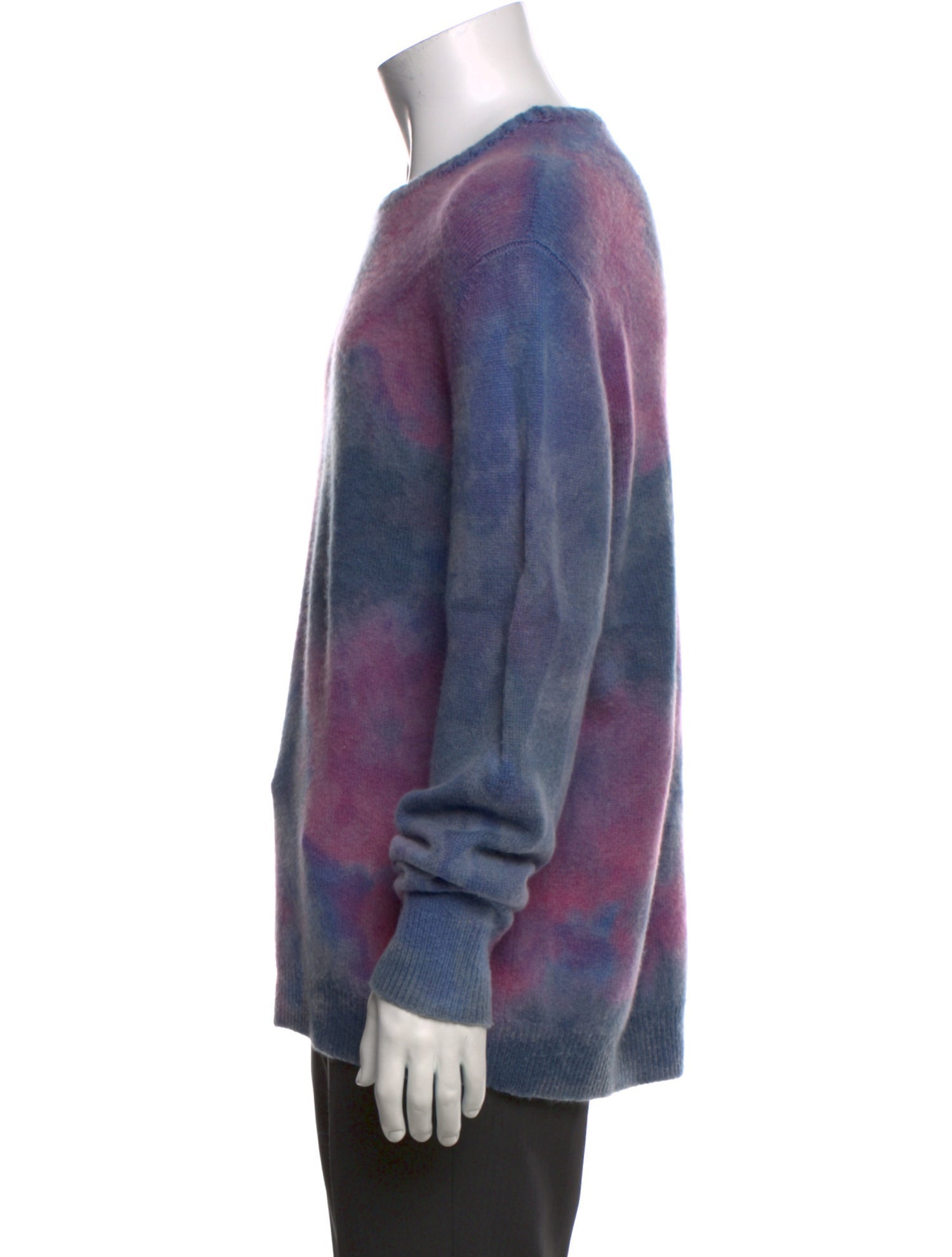 Harden Cashmere Tie-Dye Print Pullover