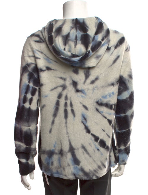 Harden Cashmere Tie-Dye Print Hoodie