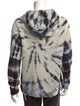 Harden Cashmere Tie-Dye Print Hoodie