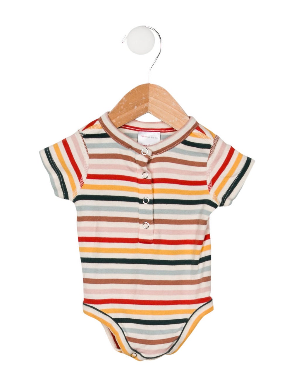 Hanna Andersson Kids' Striped Short Sleeve AllInOne