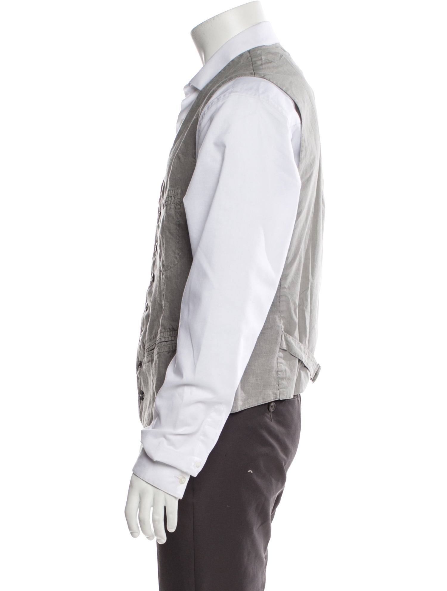 Hannes Roether Linen Suit Vest w/ Tags