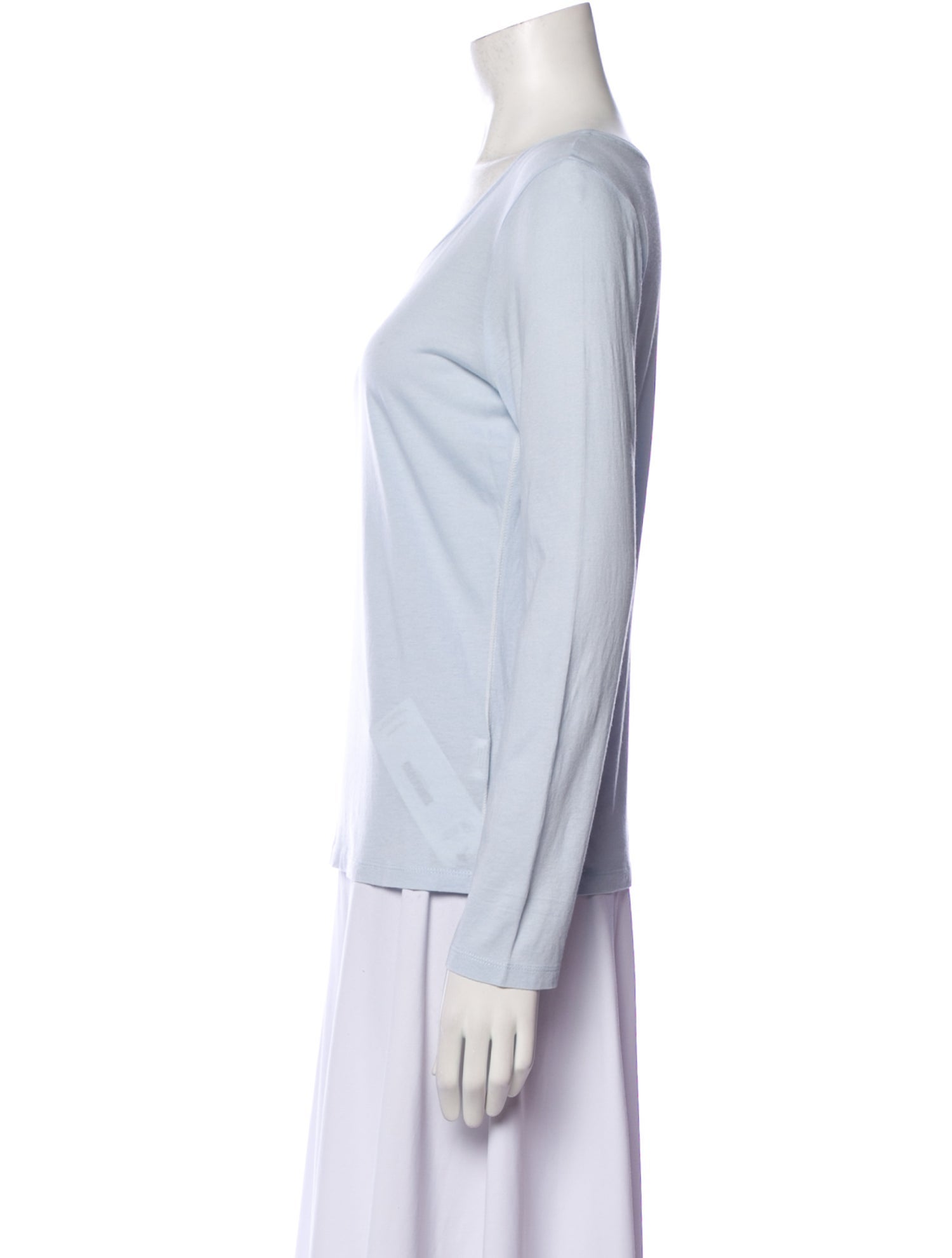 Henry Christ Scoop Neck Long Sleeve T-Shirt