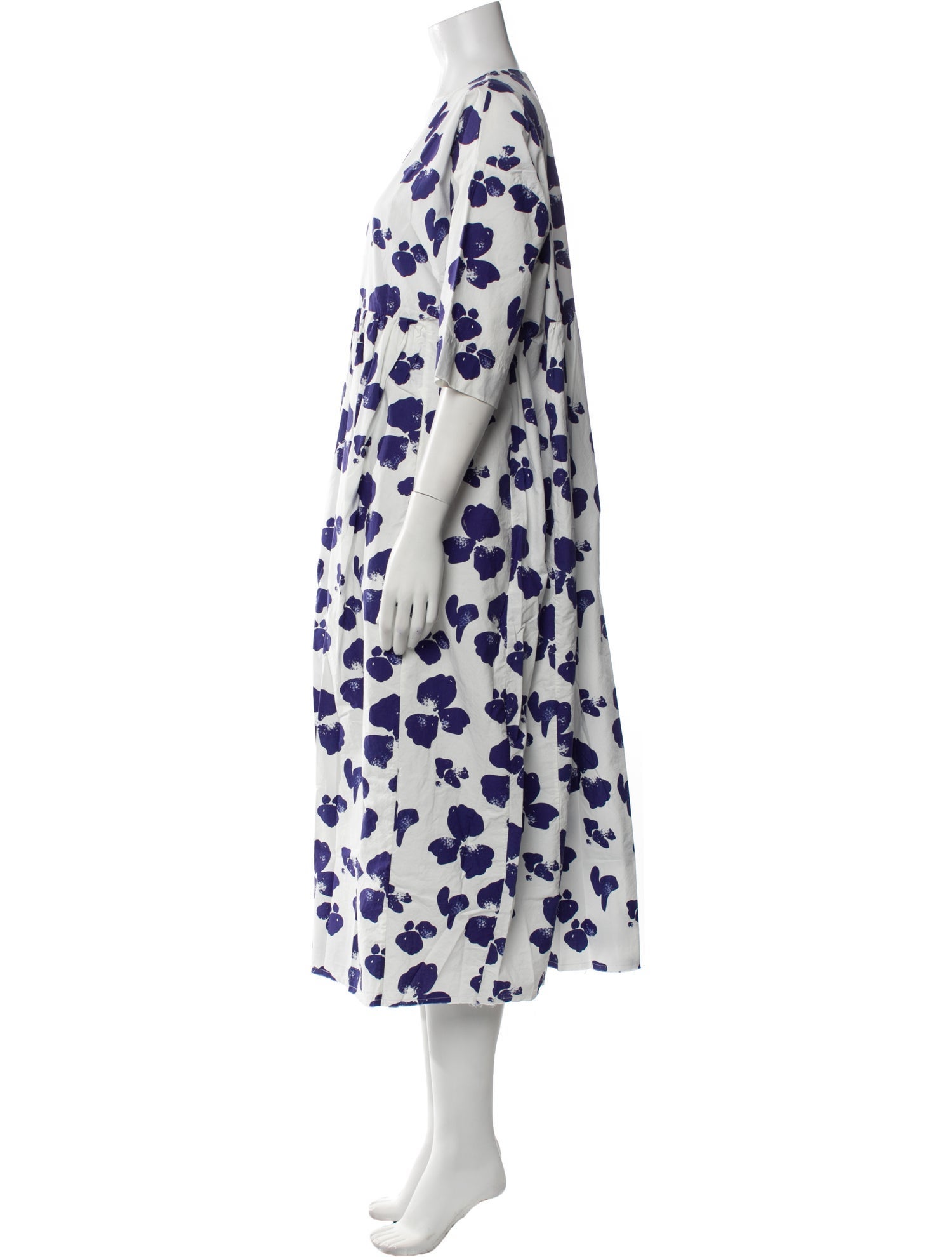 Hannoh Wessel Printed Midi Length Dress w/ Tags