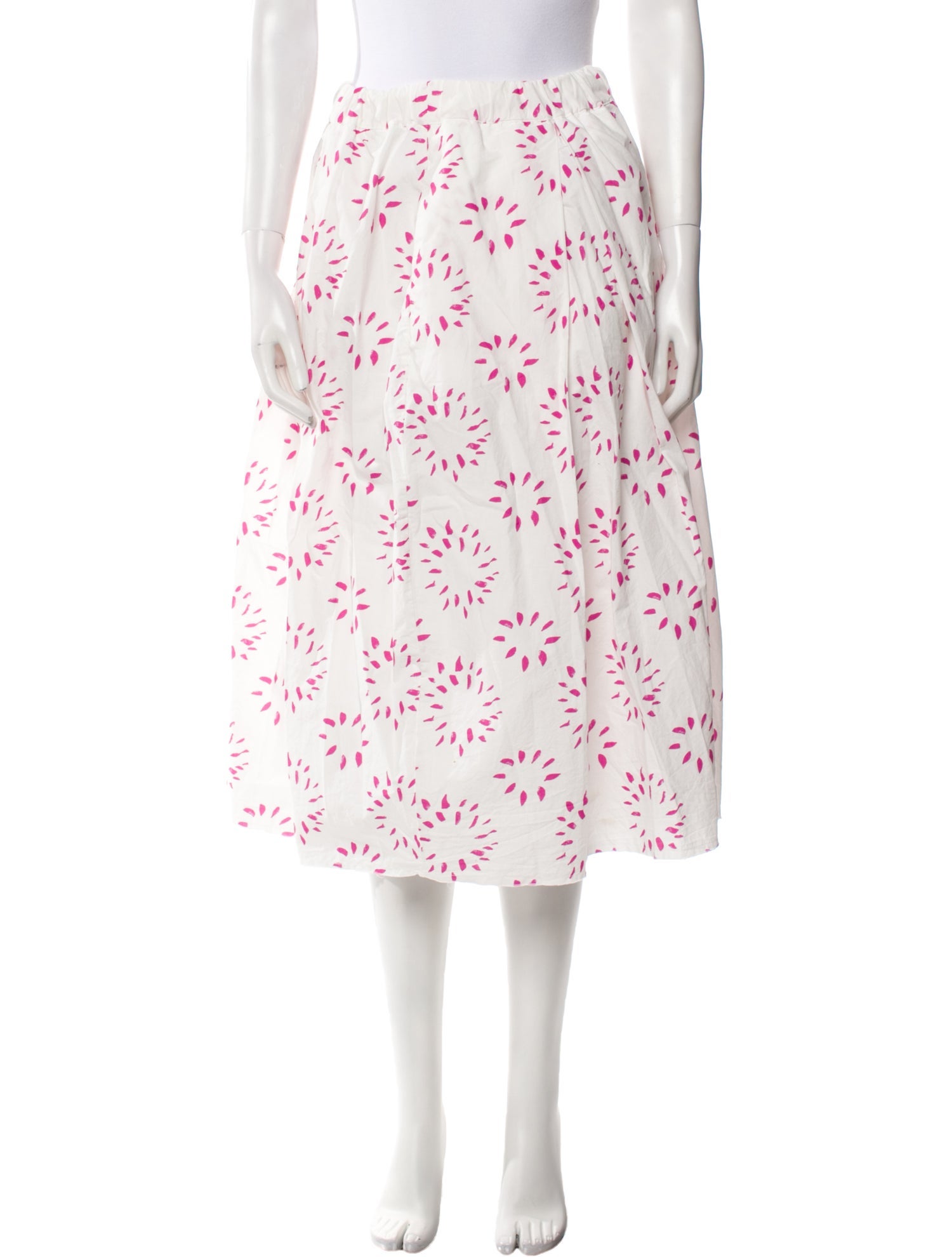 Hannoh Wessel Floral Print Midi Length Skirt