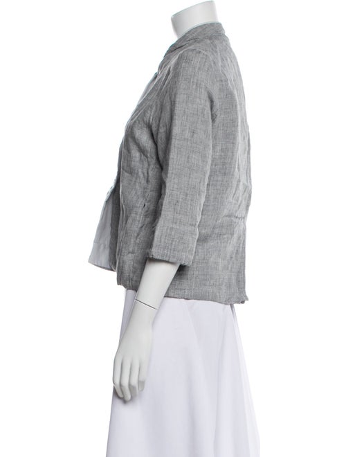 Hannoh Wessel Linen Tweed Pattern Evening Jacket