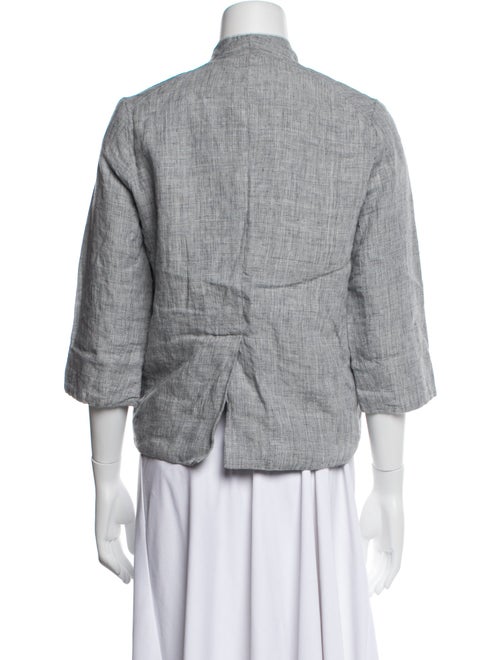 Hannoh Wessel Linen Tweed Pattern Evening Jacket