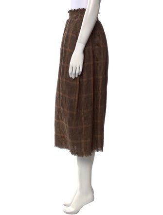 Hannoh Wessel Linen Midi Length Skirt