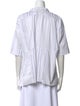 Hannoh Wessel Striped Short Sleeve Button-Up Top