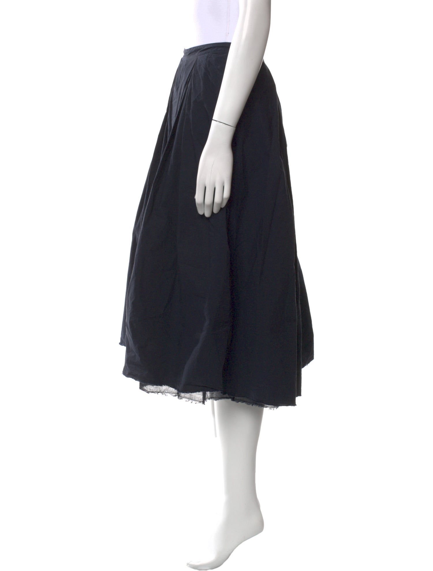 Hannoh Wessel Pleated Accents Midi Length Skirt w/ Tags