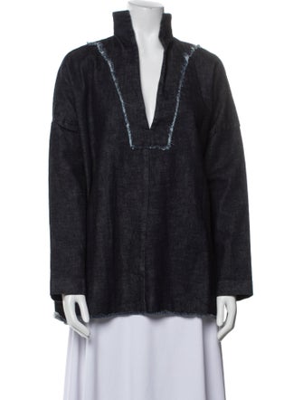 Hannoh Wessel V-Neck Long Sleeve Blouse