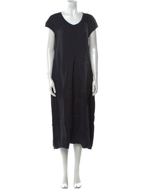 Hannoh Wessel Scoop Neck Midi Length Dress