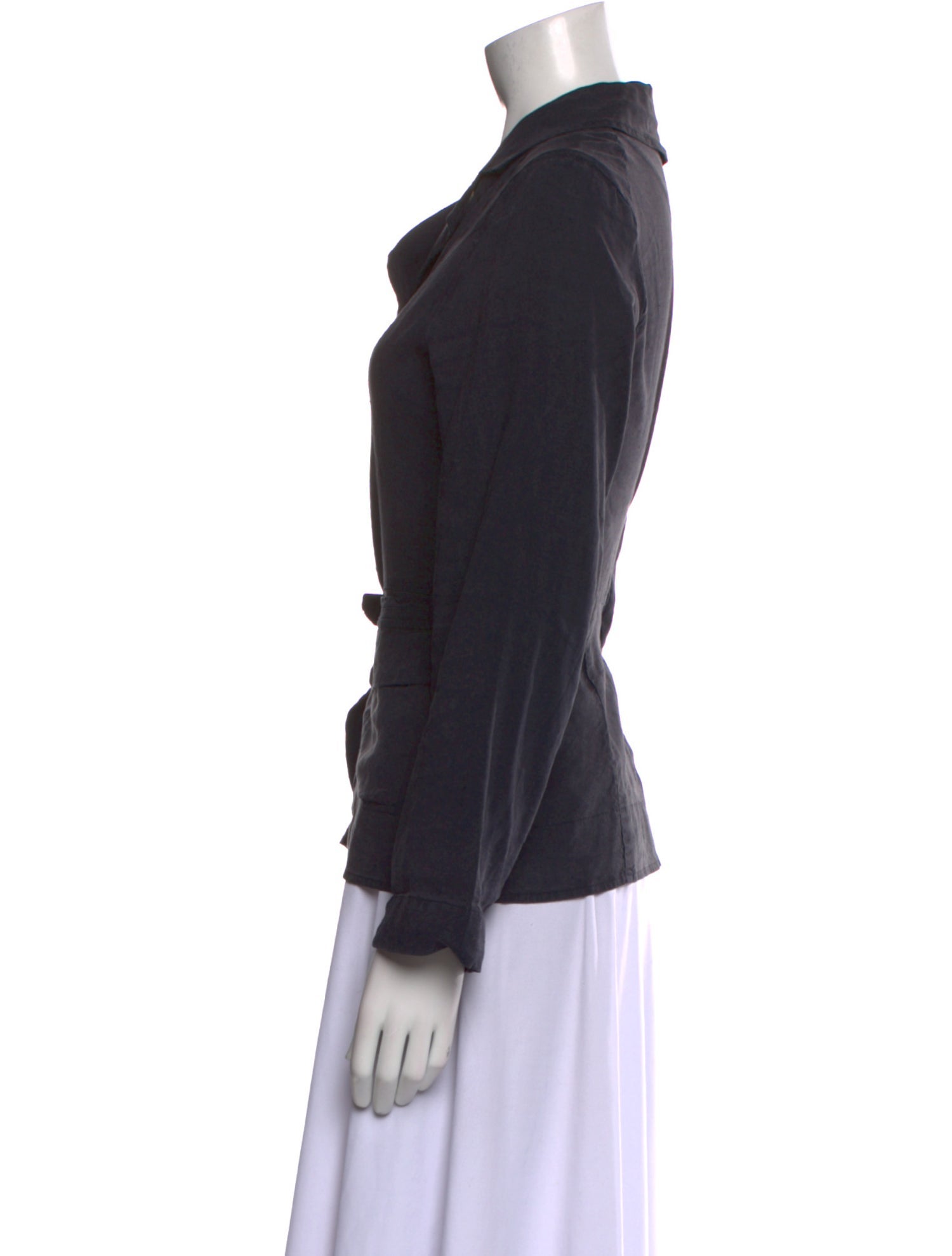 Hannoh Wessel Linen Long Sleeve Button-Up Top