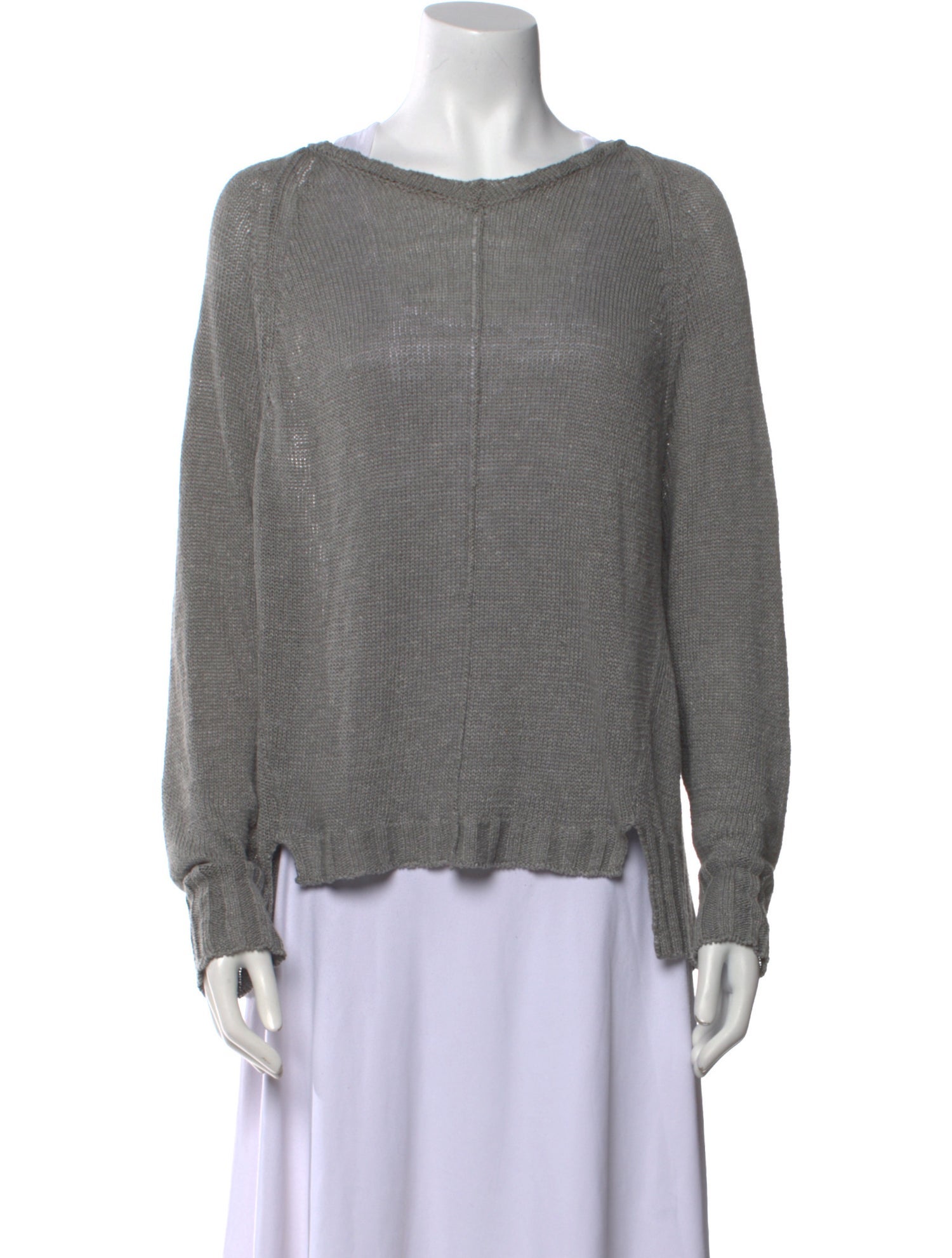 Hannoh Wessel Linen Bateau Neckline Sweater