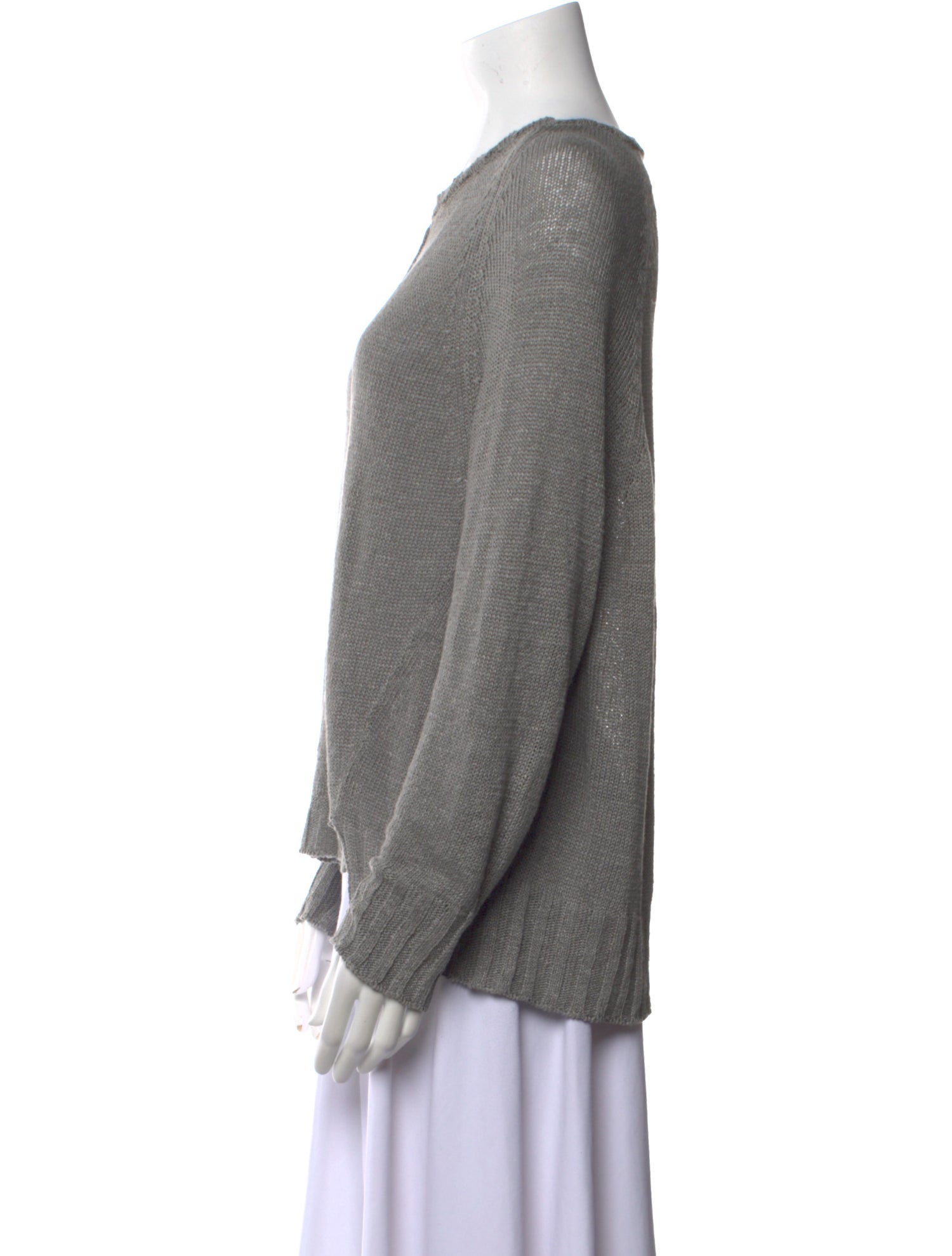 Hannoh Wessel Linen Bateau Neckline Sweater
