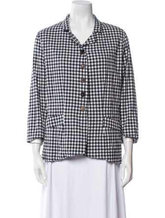 Hannoh Wessel Plaid Print Jacket