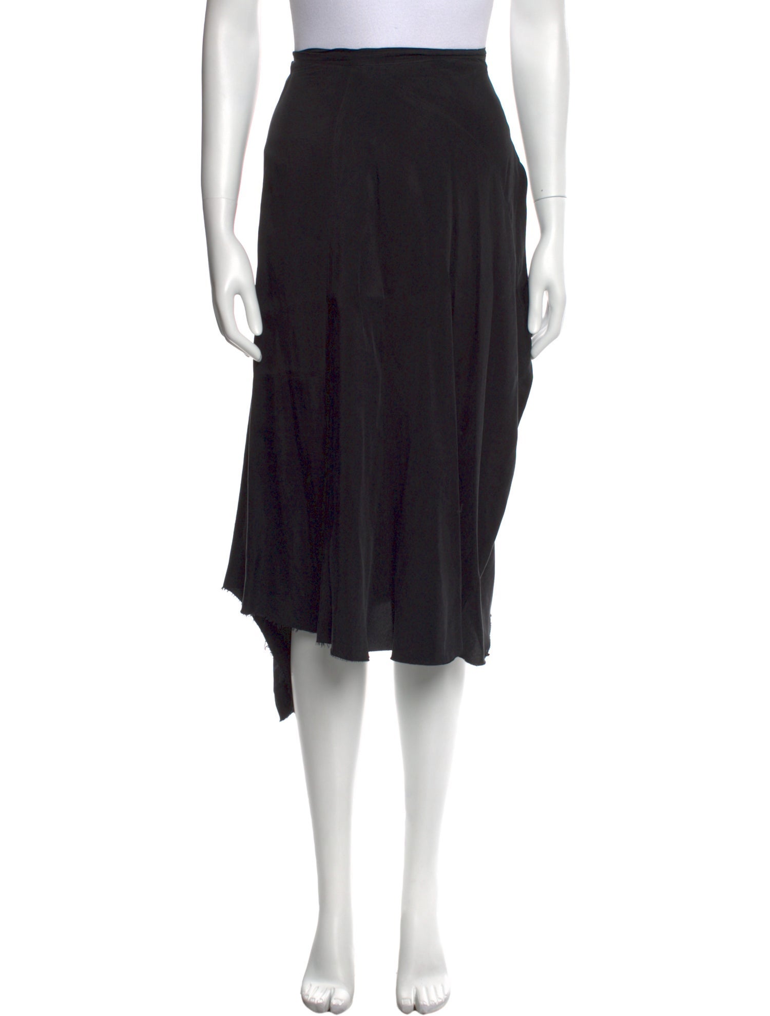 Hannoh Wessel Pleated Accents Midi Length Skirt