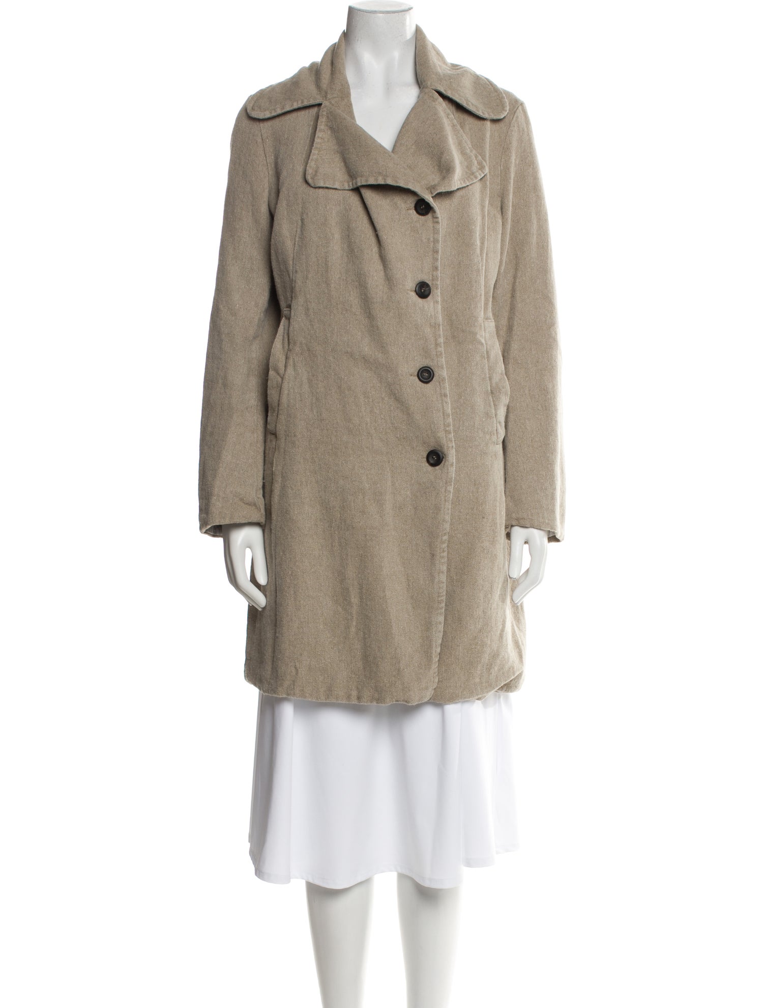 Hannoh Wessel Linen Trench Coat